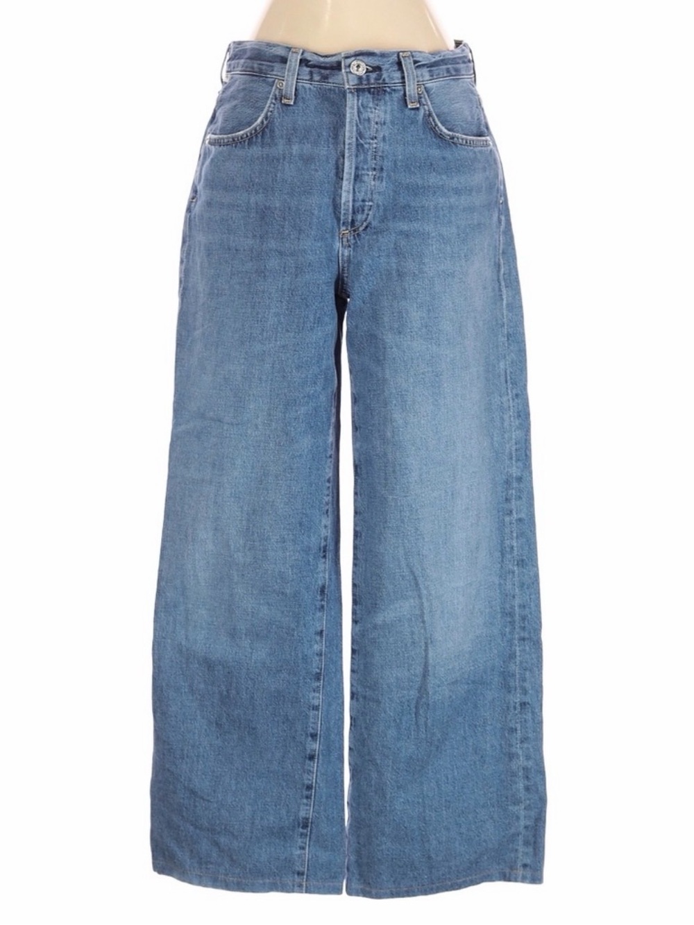 Citizens Of Humanity Light Blue Wide Leg Jeans